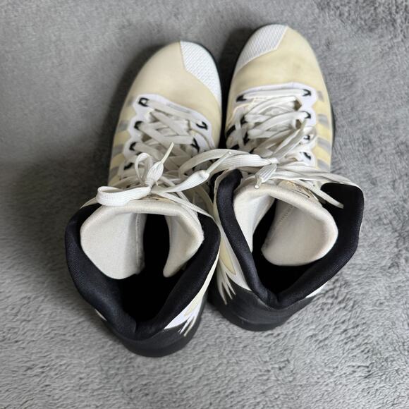 Nike Zoom Hyperdunk Basketball Hi Top Shoes Mens 12.5 white/black EUC Lace Up - Picture 4 of 8